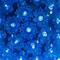 LED Lighted Hanging Starlight Sphere Outdoor Christmas Decoration- 7.5" - Blue Lights